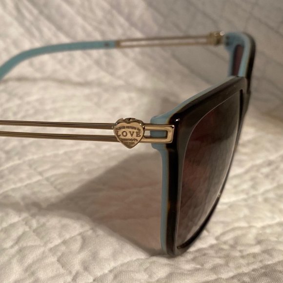 Tiffany & Co Sunglasses TF4138 8134/3B Havana Square Frame Brown/Blue main image 11
